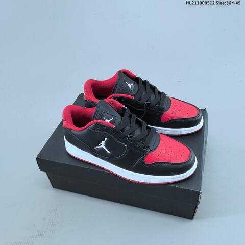 Jordan Court Legacy White Black Red EU 36-45 Casual - Unisex (BS-65981)