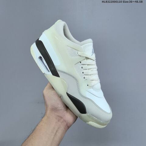 Jordan Air Jordan 4 RM White Grey Black 36 48 5 Casual - Unisex (BS-67020)