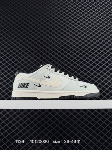 Nike Dunk SB Low White Cream Black EU 36-46 5 Skate - Unisex (BS-73986)