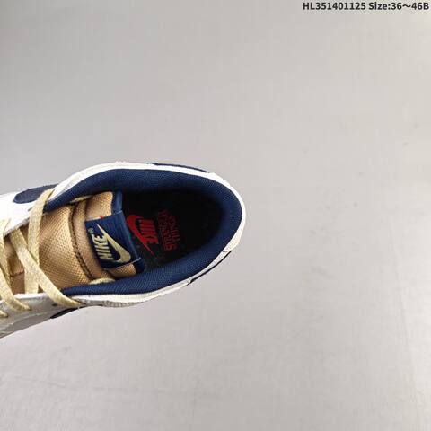 Nike SB Dunk Low IH6766-001 Off White Navy Gold Cream EU 36-46 Skate Shoe - Unisex BS-63081