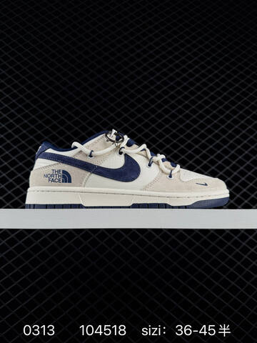 Nike SB Dunk Low White Navy EU 36-45 5 Skate - Unisex (BS-72672)