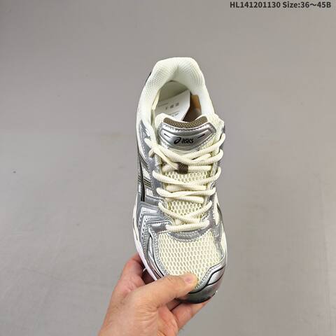 Asics Gel-Kayano 14 Cream Silver Black EU 36-45 Running Shoe Running Sneakers - Unisex (BS-69203)