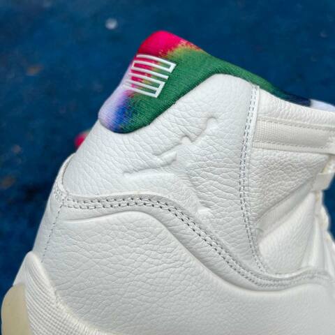 Jordan Air Jordan 11 Retro IO8959 133 Sail Newsprint Sport Royal US 9 5 UK 8 5 BR 41 EUR 43 Cm 27 5 Basketball Shoe - Men s BS-87322