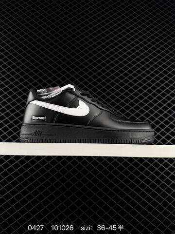 Nike Air Force 1 07 White Black 36-45 Casual - Unisex (BS-71825)