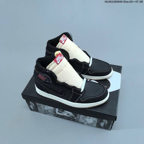 Jordan Air Jordan 1 High OG Black White Red 36 47 5 Basketball - Unisex (BS-65794)