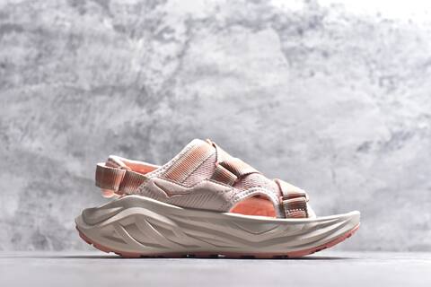 HOKA ONE ONE 1162590 DTV Light Pink Cream Peach Sandal Casual Sneakers BS-59642