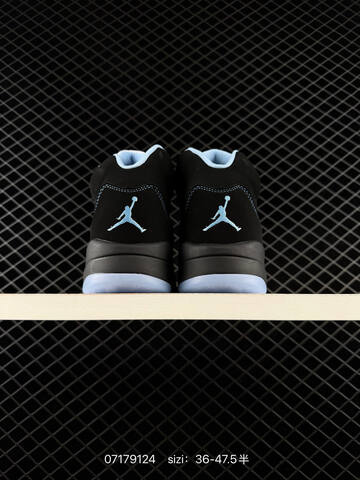 Air Jordan 5 Retro Black University Blue Replica AIR JORDAN 5 Aj5 Lifestyle BS-78956