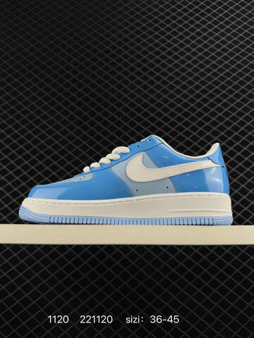 Nike Air Force 1 07 Blue Light Blue White 36-45 Casual - Unisex (BS-74098)