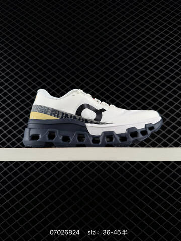 On Cloudmonster 2 White Navy Gold EU 36-45 Running Shoe Running Sneakers Unisex BS-85085