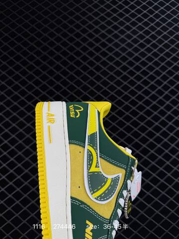 Nike Air Force 1 07 LV8 Green Yellow White EU 36-45 Lifestyle - Unisex (BS-74168)