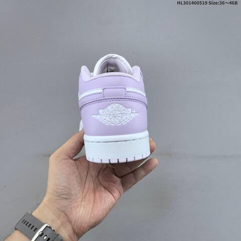 Jordan Air Jordan 1 Low Lilac White EU 36 46 Lifestyle - Unisex (BS-65925)