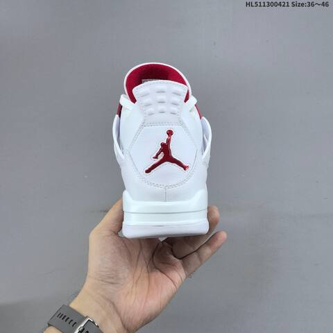 Jordan Air Jordan 4 Retro CT8527-112 White Red EU 36-46 Basketball - Unisex (BS-66093)