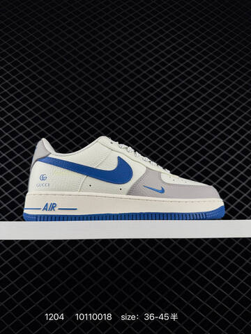 Nike Air Force 1 07 White Blue EU 36-45 5 Lifestyle - Unisex (BS-73842)