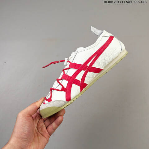 Onitsuka Tiger Mexico 66 White Red Orange EU 36-45 Sneaker Casual Sneakers Unisex BS-69167