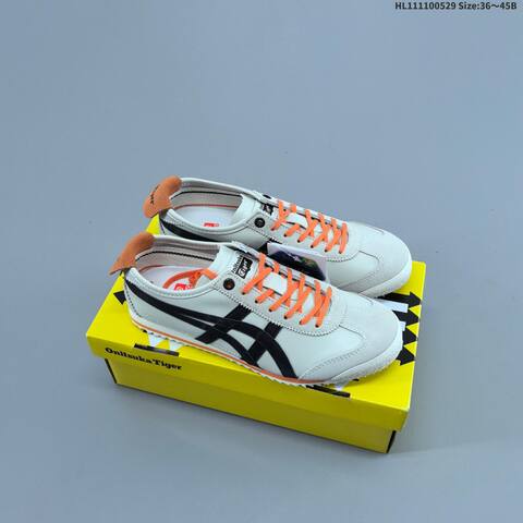 Onitsuka Tiger Mexico 66 Slip On Cream White Grey EU 36-45 Sneaker Casual Sneakers - Unisex (BS-68788)