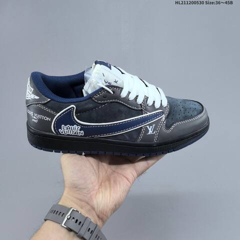 Jordan Air Jordan 1 Low Black Olive White EU 36-45 Basketball - Unisex (BS-65846)