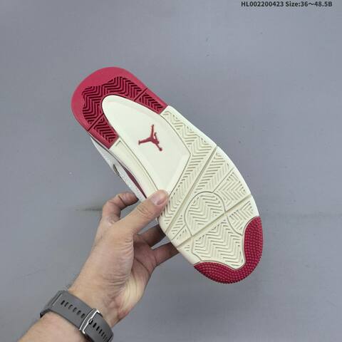 Jordan Air Jordan 4 Retro Sierra Red Off-White EU 36-48 5 Basketball - Unisex (BS-66074)