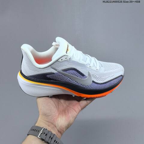 Nike Air Zoom Pegasus 42 White Black Neon Green Purple Orange EU 39-45 Running Shoe - Unisex BS-60116