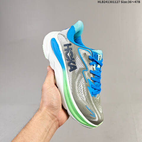 HOKA ONE ONE Clifton 10 Black Rose Gold White EU 36-47 Running Shoe Running Sneakers Unisex BS-69443