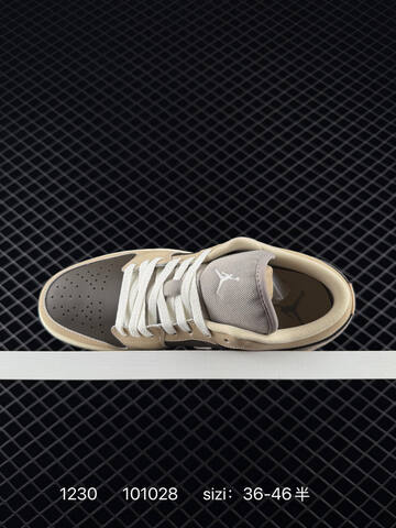 Jordan Air Jordan 1 Low Dong Dan Khaki Brown Cream Grey White EU 36-46 Sneaker - Unisex BS-79940