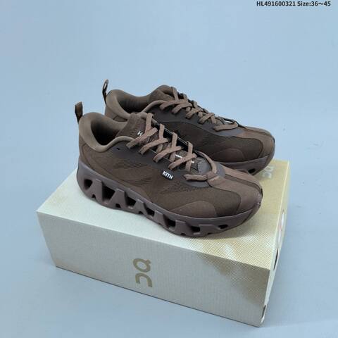 On Cloudswift K-Tech Kith Brown Grey EU 36-45 Running Shoe Running Sneakers - Unisex (BS-69668)