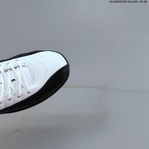 Jordan Air Jordan 12 Retro White Black 40 48 5B Basketball - Men's (BS-66021)