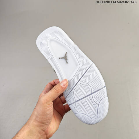 Jordan Air Jordan 4 Retro White Cream Gray Taupe EU 36-47B Basketball - Women's (BS-63749)