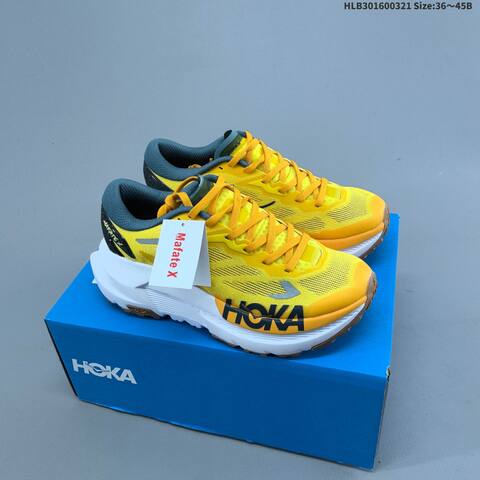 HOKA ONE ONE Mafate X 1162010 White Black EU 36-45 Trail Shoe Trail Running Sneakers - Unisex (BS-69376)