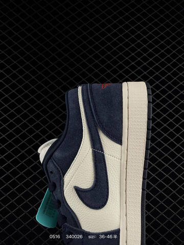 Air Jordan 1 Low Obsidian Suede AIR JORDAN 1 Aj1 Lifestyle BS-79278