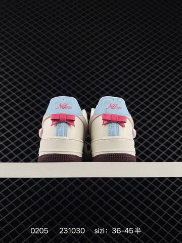 Nike Air Force 1 07 Low Sail Pink Light Blue Burgundy EU 36-45 5 Lifestyle - Unisex (BS-72817)