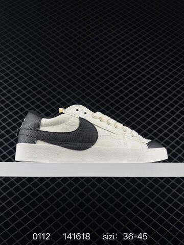 Nike Blazer Low 77 Jumbo DQ1470-141 White Light Blue EU 36-45 Casual - Unisex (BS-73187)