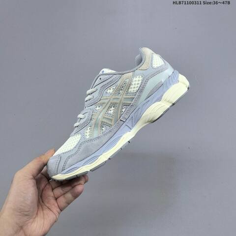 ASICS GEL-NYC Grey Green Cream EU 36-47 Running Shoe Running Sneakers - Unisex (BS-69000)