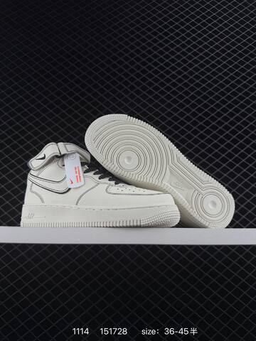 Nike Air Force 1 07 Mid Sail Black EU 36-45 Lifestyle - Unisex (BS-74203)