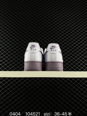 Nike Air Force 1 White Light Purple Silver EU 36-45 Lifestyle - Unisex (BS-72284)