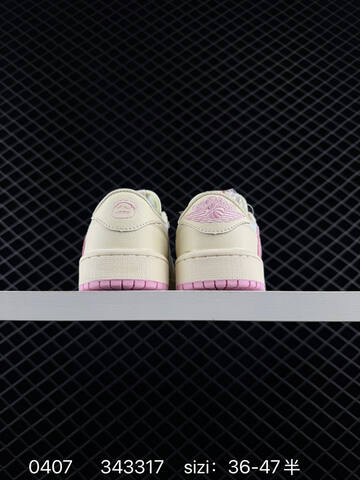 Jordan Travis Scott x Air Jordan 1 Low OG Cream White Light Pink Pale Green EU 36-47 Sneaker - Unisex BS-79536