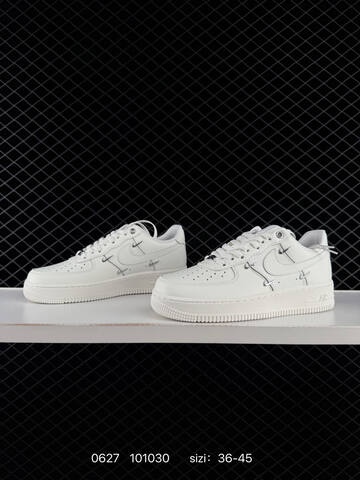 Nike Air Force 1 07 Low Off White Silver EU 36-45 Sneaker - Unisex BS-70555