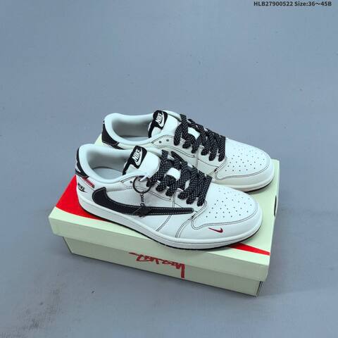 Nike Air Jordan 1 x Travis Scott Black White Cream EU 36-45 Casual - Unisex (BS-65904)