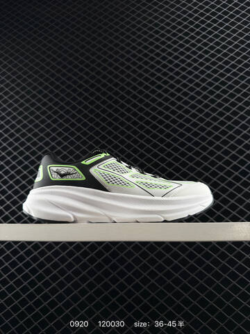 HOKA ONE ONE Clifton 9 White Cream Black EU 36-45 Running Shoe Running Sneakers - Unisex (BS-86438)