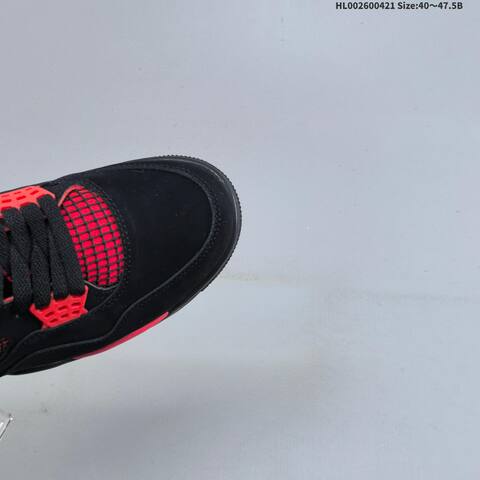 Jordan Air Jordan 4 Retro Black Red Thunder EU 40-47 5 Basketball - Men's (BS-66090)