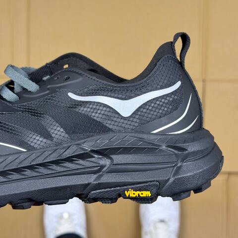 HOKA Mafate Speed 4 LITE Black Grey White Trail Shoe Trail Running Sneakers (BS-86937)