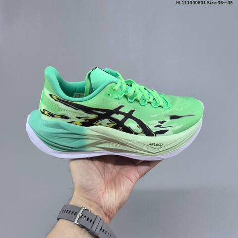 ASICS MEGABLAST FF Leap Black White Grey EU 36-45 Running Shoe Running Sneakers - Unisex (BS-68773)