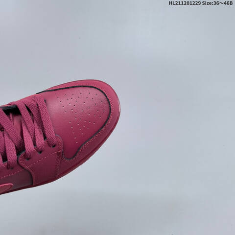 Nike Air Jordan 1 Low OG Burgundy Red 36-46 Lifestyle - Unisex (BS-67201)