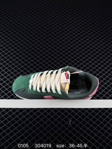 Nike Classic Cortez Leather HF0263-003 Dark Green Gray Pink EU 36-45 5 Casual - Unisex (BS-73312)