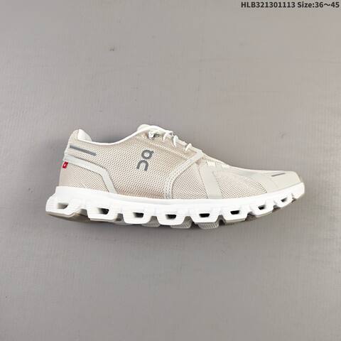 On Running Cloud 6 Beige Off White EU 36-45 Running Shoe Running Sneakers - Unisex (BS-69821)