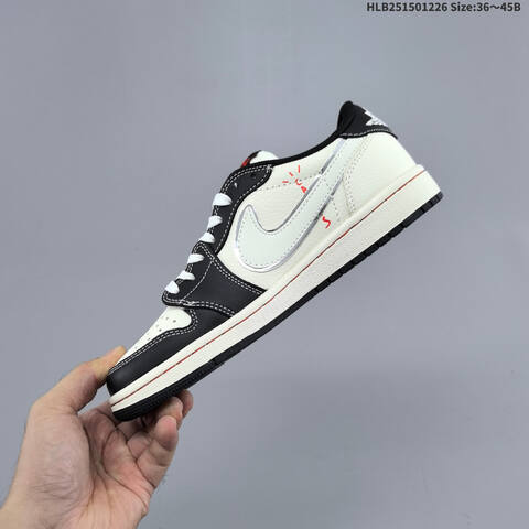 Jordan Air Jordan 1 Low Black White EU 36-45 Casual - Unisex (BS-67254)