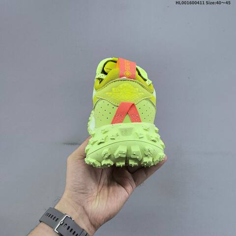 Nike Air Jordan 1 Element Gore-Tex Low Neon Yellow Lime Green With White And Orange Accents EU 40-45 Trail - Men's (BS-66238)