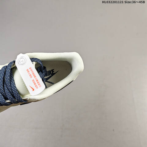 Nike Air Force 1 07 LV8 SM6668-122 Sail Navy Blue White EU 36-45 Sneaker - Unisex BS-63333