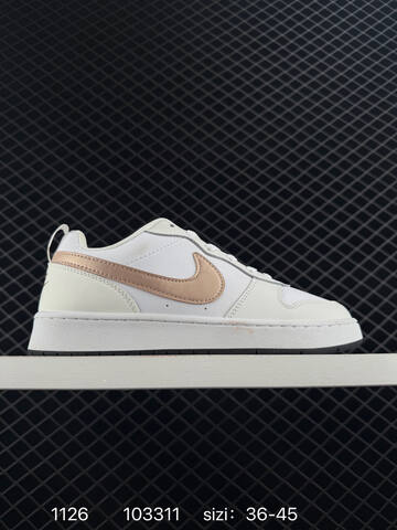 Nike Court Borough Low 2 Black Red White EU 40-45 Casual - Men's (BS-73982)