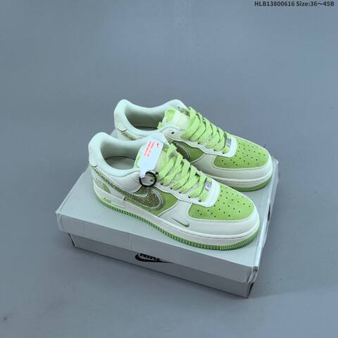 Nike Air Force 1 07 Low Off White Light Blue Light Green EU 36-45 Sneaker - Unisex BS-59917