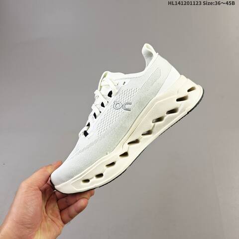 On Cloudsurfer Max Ivory White Black EU 36-45 Running Shoe Running Sneakers Unisex BS-69782